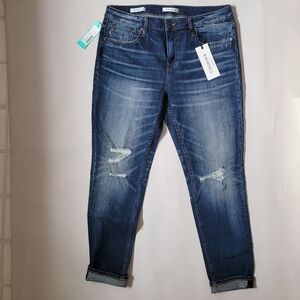 Vigoss Jagger Skinny  Destroyed Ankle Soft Stretchy Jeans Size 32 or 14  NEW